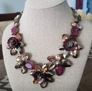Artisan Floral Burst Statement Necklace